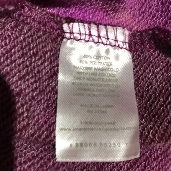 EUC Like New Dip Tie Dye French Terry Cropped Top Size L - Picture 6 of 6